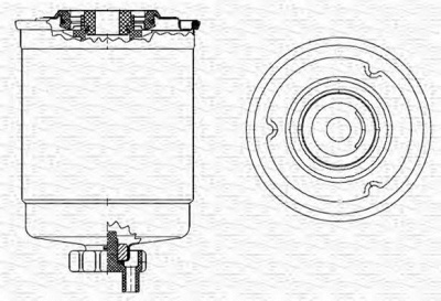 MAGNETI MARELLI 213908567000 -  Топливный фильтр